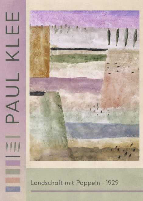Paul Klee Landschaft Mit Pappeln No2 - Juliste