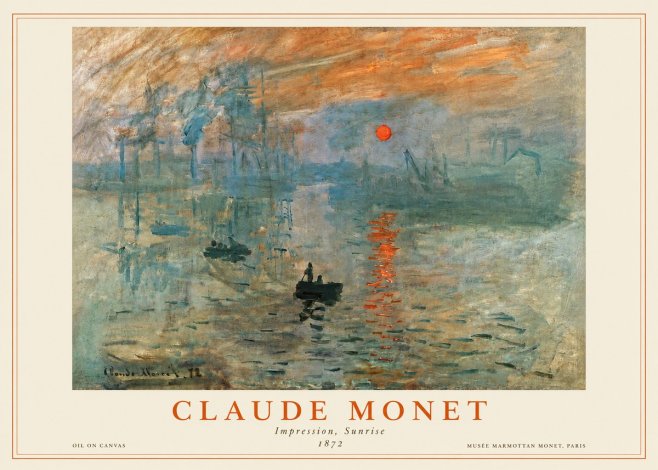 Monet Impression, Sunrise II No4 - Juliste