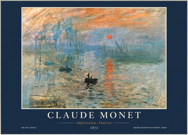 Monet Impression, Sunrise II No5 - Juliste