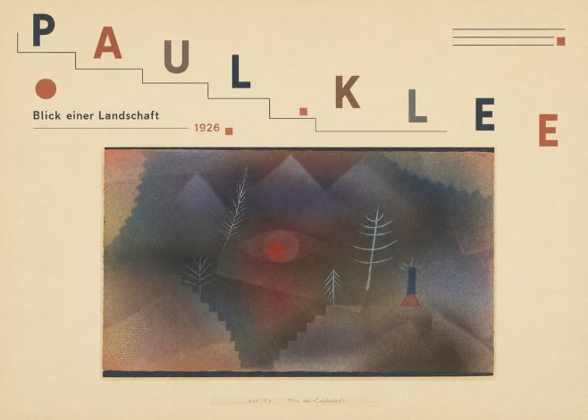 Paul Klee Blick Einer Landschaft No3 - Juliste
