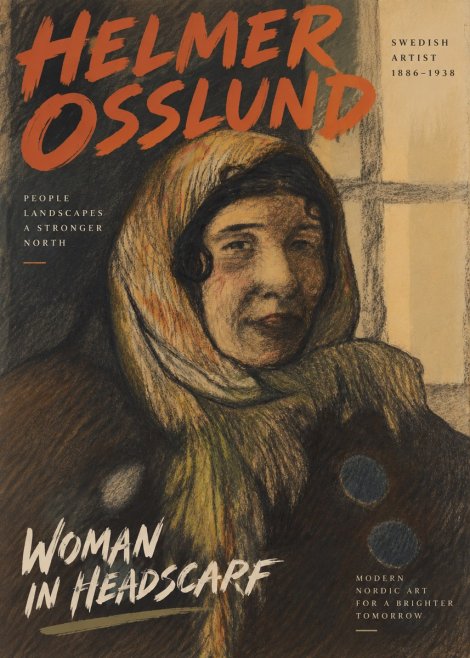 Helmer Osslund Portrait of a Woman No6 - Juliste