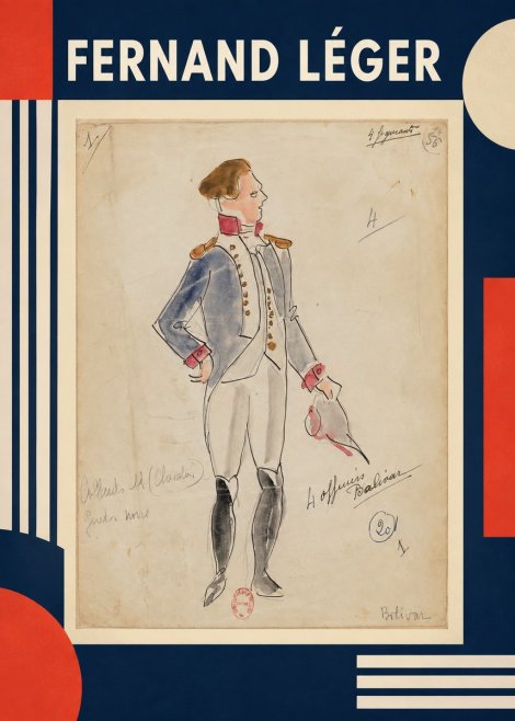 Fernand Léger Bolivar IV No1 - Juliste