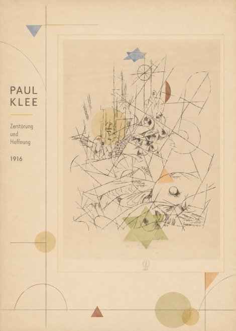 Paul Klee Zerstörung Und Hoffnung I No2 - Juliste