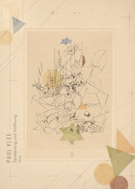 Paul Klee Zerstörung Und Hoffnung I No3 - Juliste