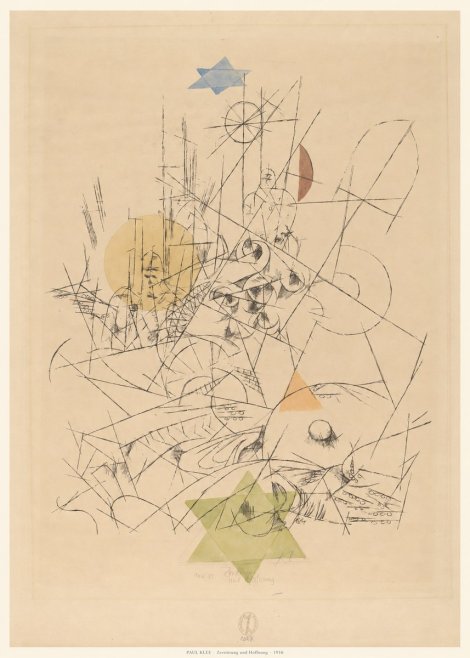 Paul Klee Zerstörung Und Hoffnung I No6 - Juliste