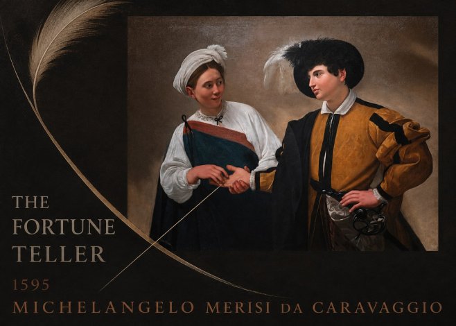 Michelangelo Merisi da Caravaggio The Fortune Teller II No6 - Juliste