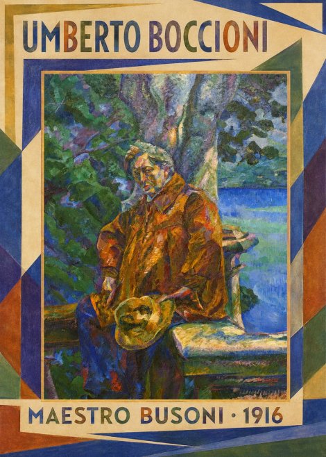 Umberto Boccioni Maestro Busoni No1 - Juliste