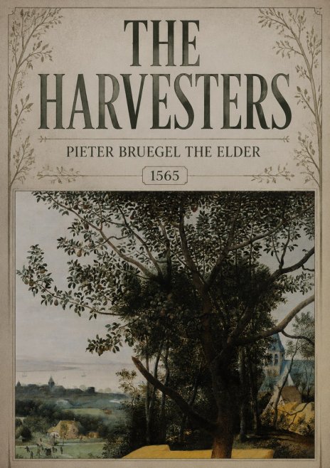 Pieter Bruegel The Harvesters III No3 - Juliste