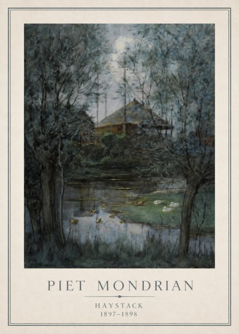 Piet Mondrian Haystack No1 - Juliste