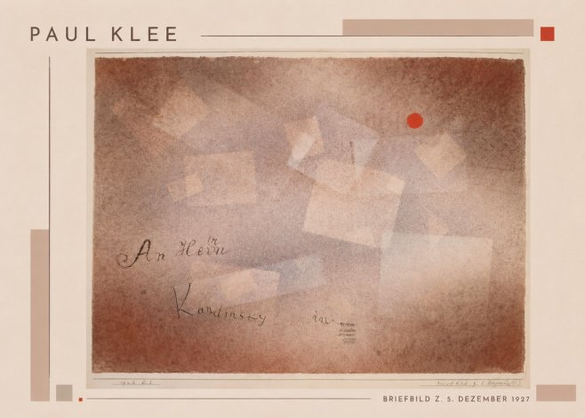Paul Klee Briefbild Z. 5. Dezember 1927 No1 - Juliste