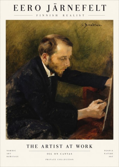 Eero Järnefelt Portrait of the Artist No2 - Juliste