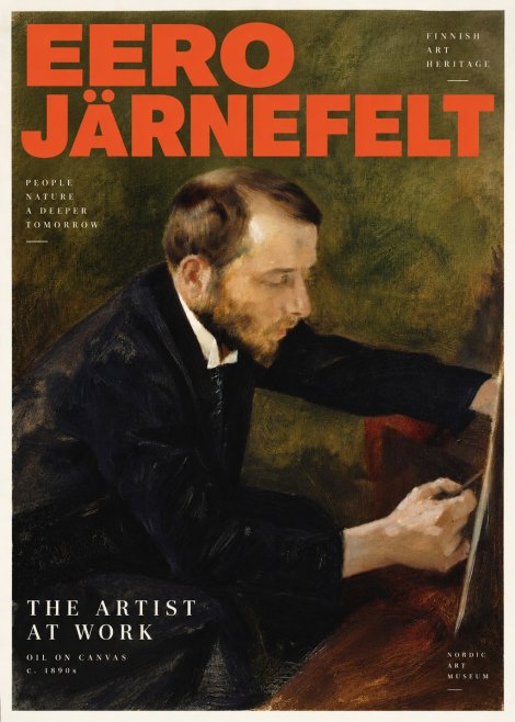 Eero Järnefelt Portrait of the Artist No5 - Juliste