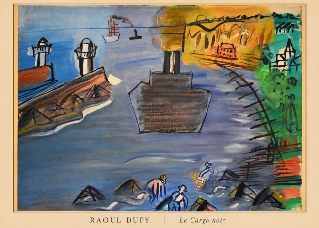 Raoul Dufy Le Cargo Noir No6 - Juliste
