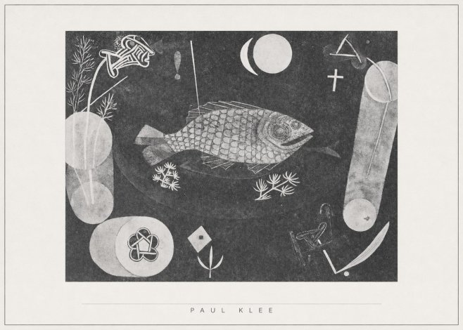 Paul Klee Abstract Fish No5 - Juliste