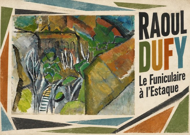 Raoul Dufy Le Funiculaire À L'estaque No2 - Juliste