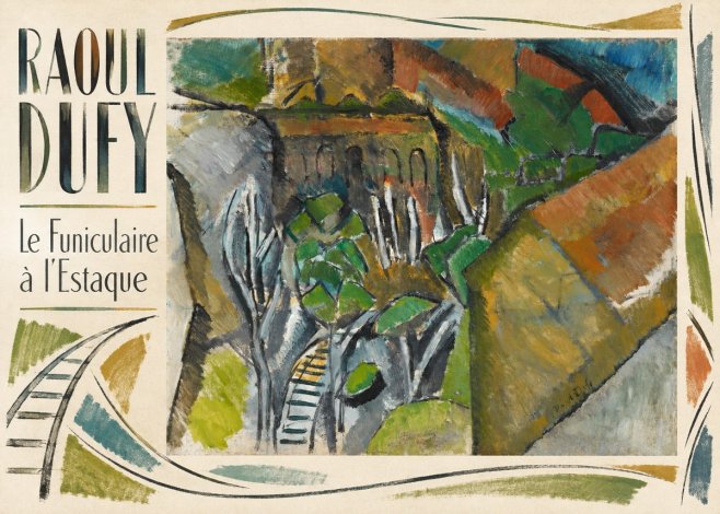 Raoul Dufy Le Funiculaire À L'estaque No3 - Juliste