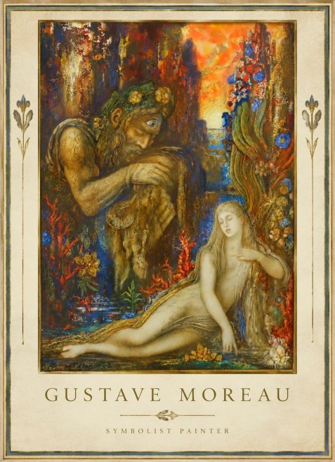 Gustave Moreau Galatea I No1 - Juliste