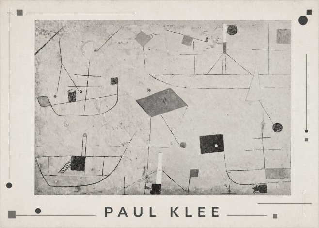 Paul Klee Seascape with Boats No1 - Juliste