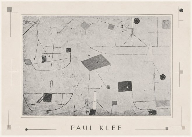 Paul Klee Seascape with Boats No3 - Juliste
