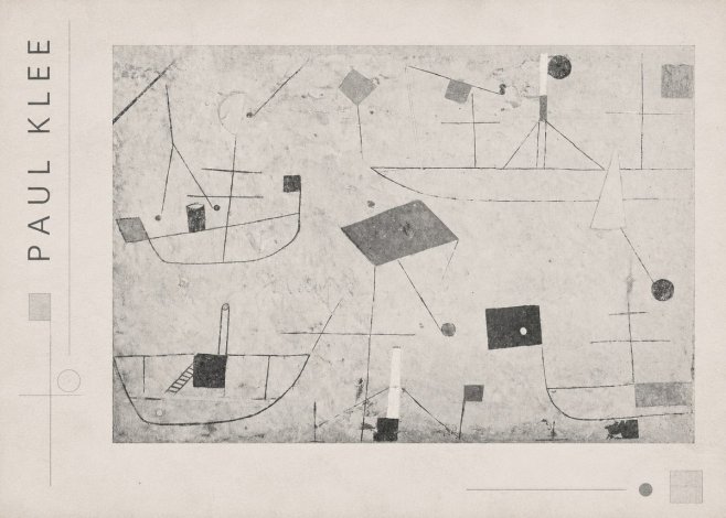 Paul Klee Seascape with Boats No4 - Juliste