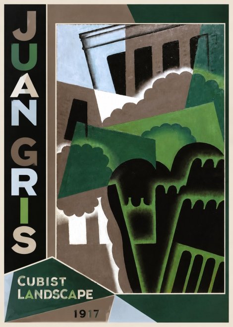 Juan Gris Cubist Landscape No2 - Juliste