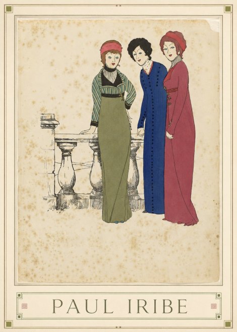 Paul Iribe Fashionable Ladies No1 - Juliste