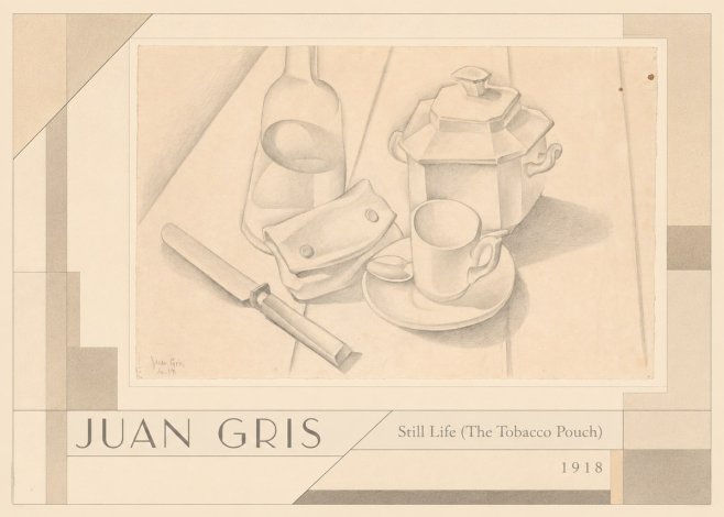Juan Gris Still Life (the Tobacco Pouch) No4 - Juliste