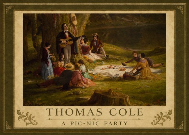 Thomas Cole A Pic-nic Party No1 - Juliste