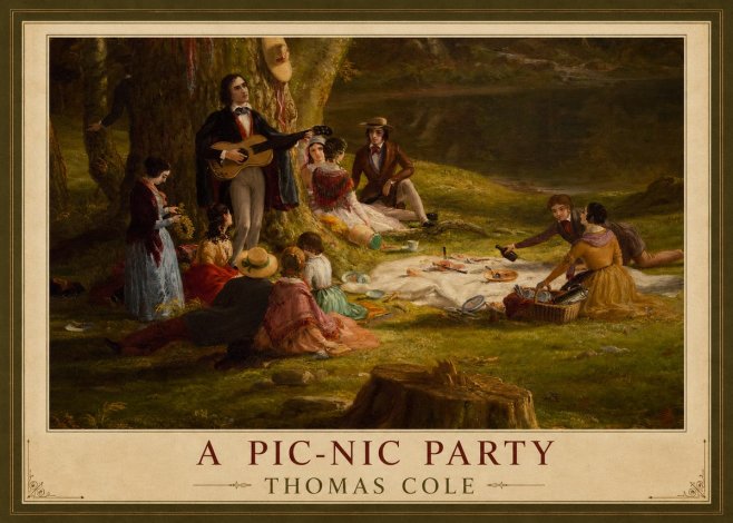 Thomas Cole A Pic-nic Party No2 - Juliste