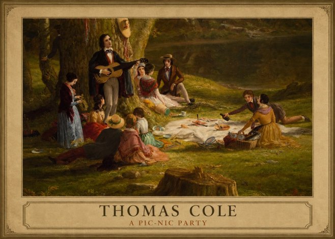 Thomas Cole A Pic-nic Party No6 - Juliste