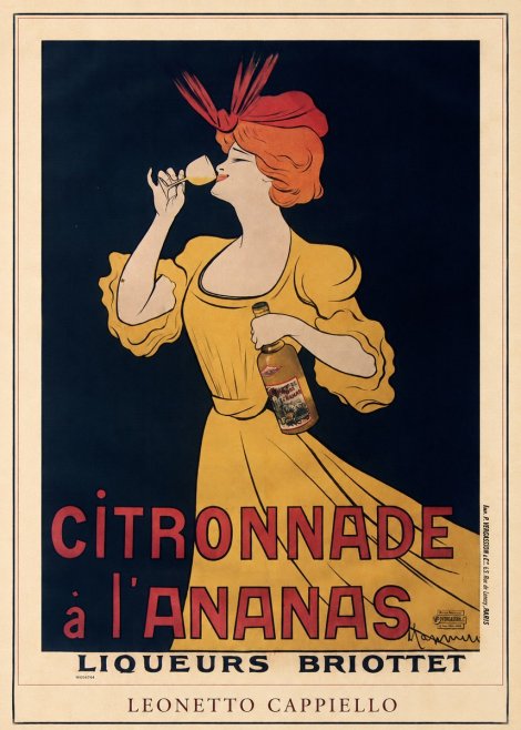 Leonetto Cappiello Citronnade À L'ananas No4 - Juliste