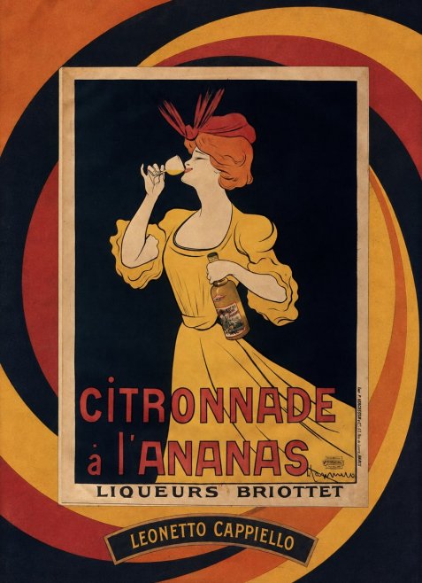 Leonetto Cappiello Citronnade À L'ananas No5 - Juliste
