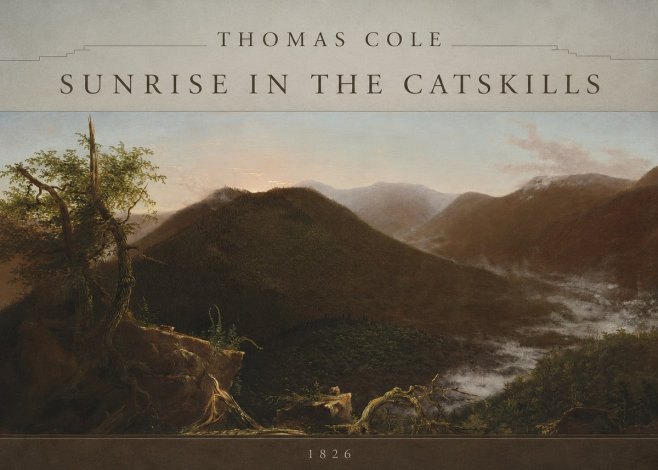 Thomas Cole Sunrise in the Catskills I No6 - Juliste
