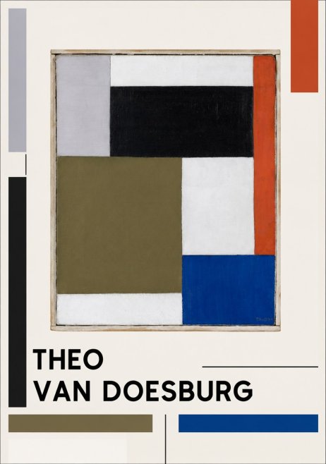 Theo van Doesburg Composition Xxii No1 - Juliste
