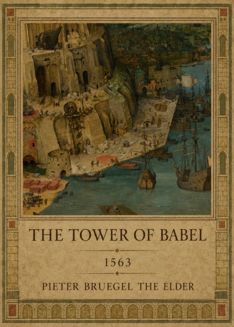 Pieter Bruegel The Tower of Babel VI No1 - Juliste