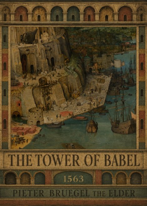 Pieter Bruegel The Tower of Babel VI No3 - Juliste