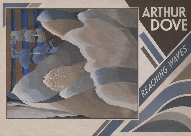 Arthur Dove Reaching Waves No4 - Juliste