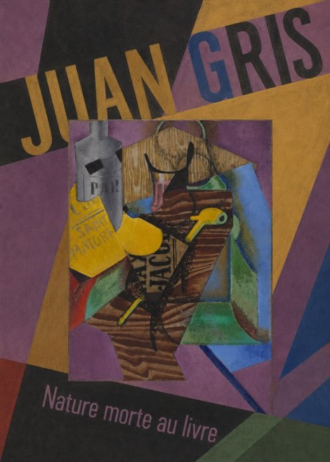 Juan Gris Nature Morte Au Livre No4 - Juliste