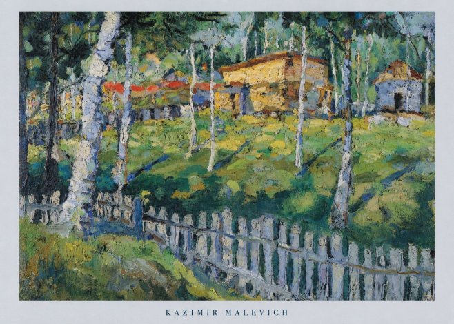 Kazimir Malevich Birch Grove No5 - Juliste