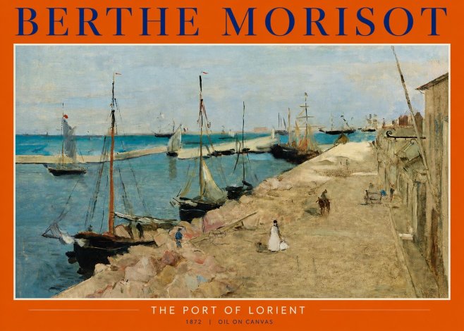 Berthe Morisot The Port of Lorient No2 - Juliste