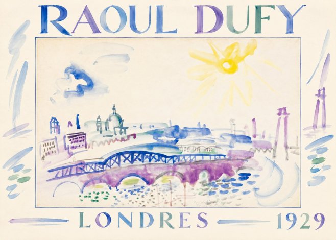 Raoul Dufy Londres - 1929 No1 - Juliste