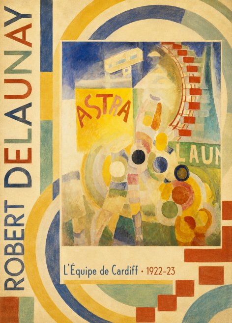 Robert Delaunay L'équipe De Cardiff No2 - Juliste