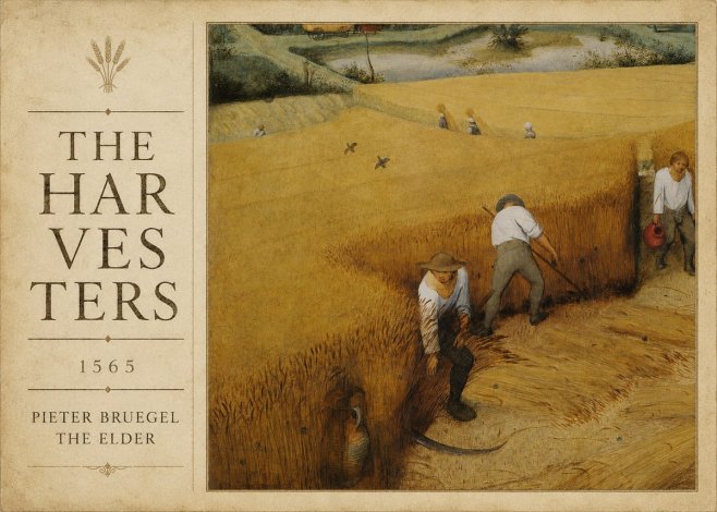 Pieter Bruegel The Harvesters IV No2 - Juliste