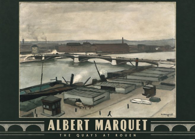 Albert Marquet The Quays at Rouen No4 - Juliste