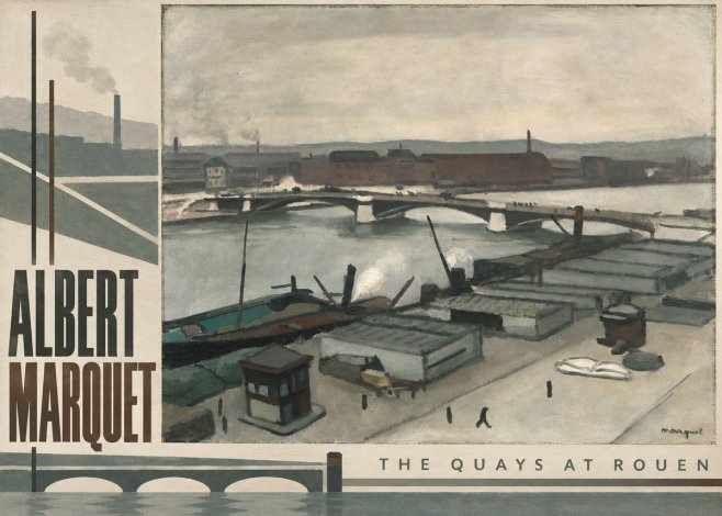 Albert Marquet The Quays at Rouen No5 - Juliste