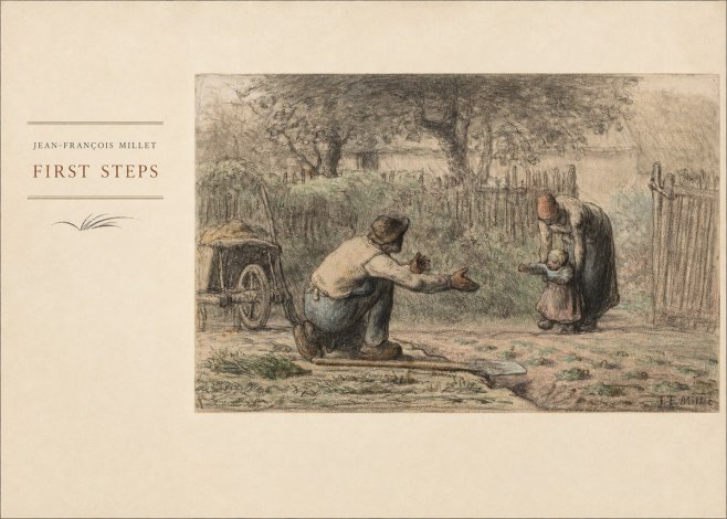 Jean-François Millet First Steps No4 - Juliste