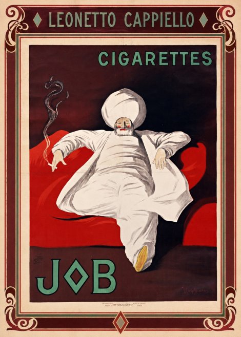 Leonetto Cappiello Job Cigarettes No1 - Juliste