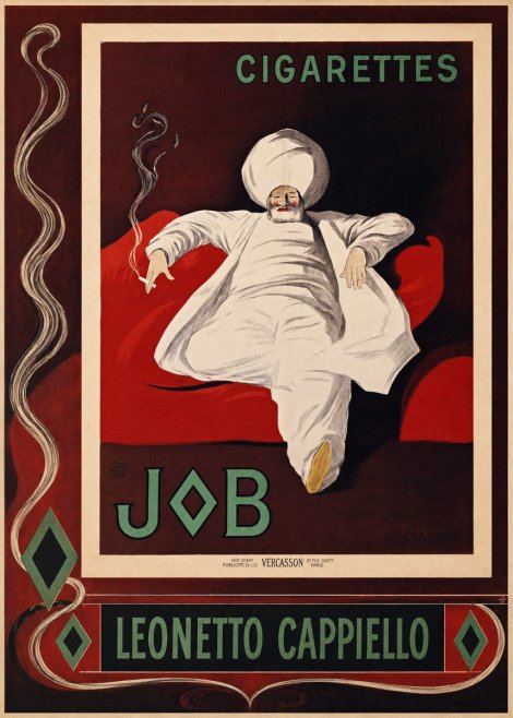 Leonetto Cappiello Job Cigarettes No2 - Juliste