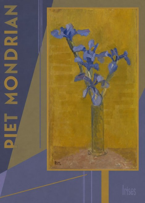 Piet Mondrian Irises No4 - Juliste