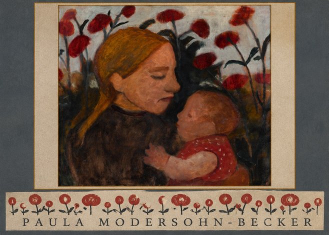 Paula Modersohn-Becker Mother and Child No3 - Juliste